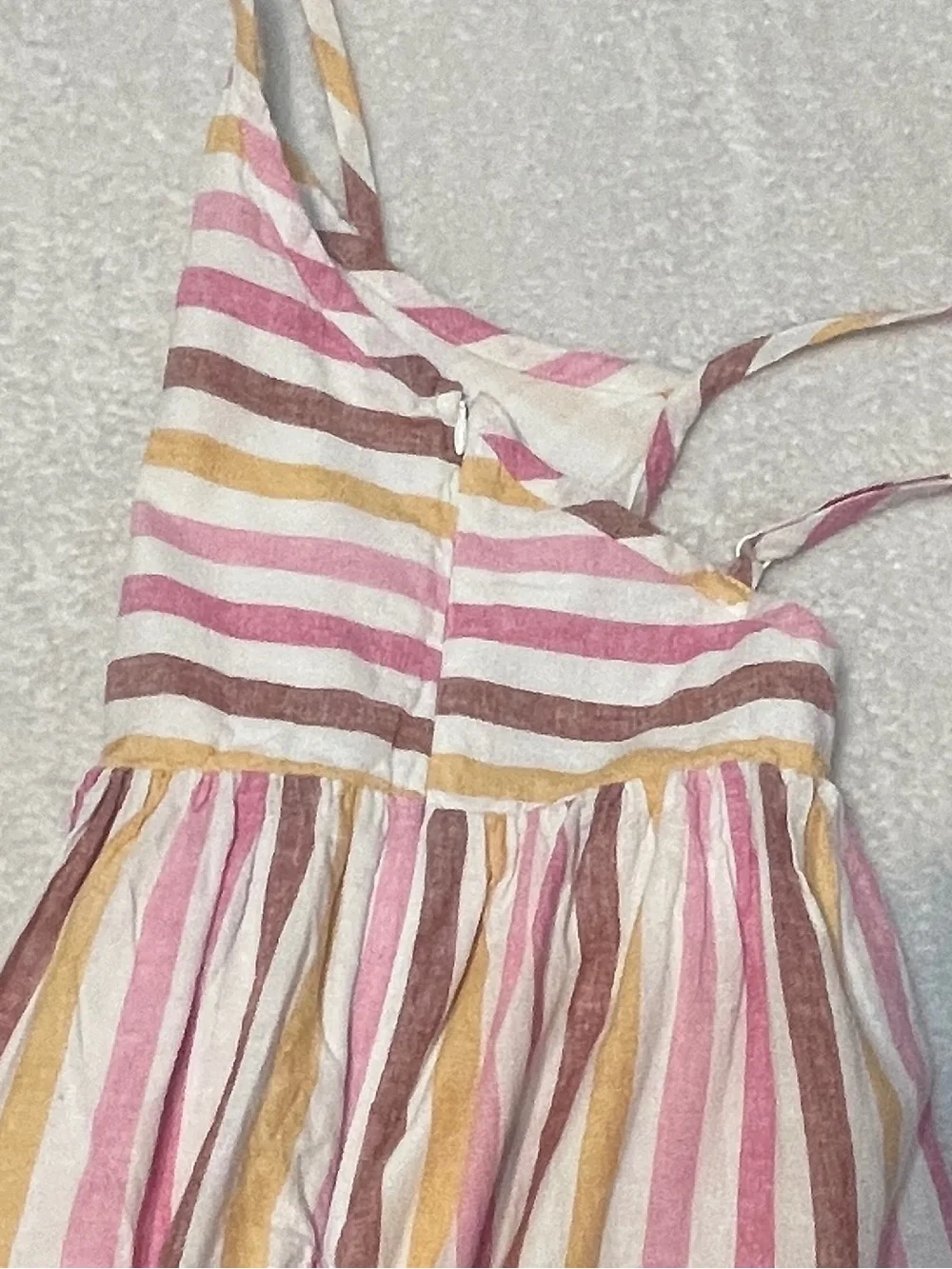 GAP Kids Crinkle Gauze Stiped‎ Tiered Midi Sun Dress Event Occasion Girl's XXL